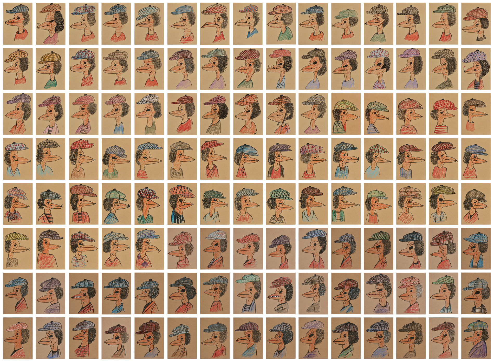 Abdul Vas. AC/DC Brian Johnson. "Rock and Roll Ain't Noise Pollution" Back in Black, 2012 (polyptych)