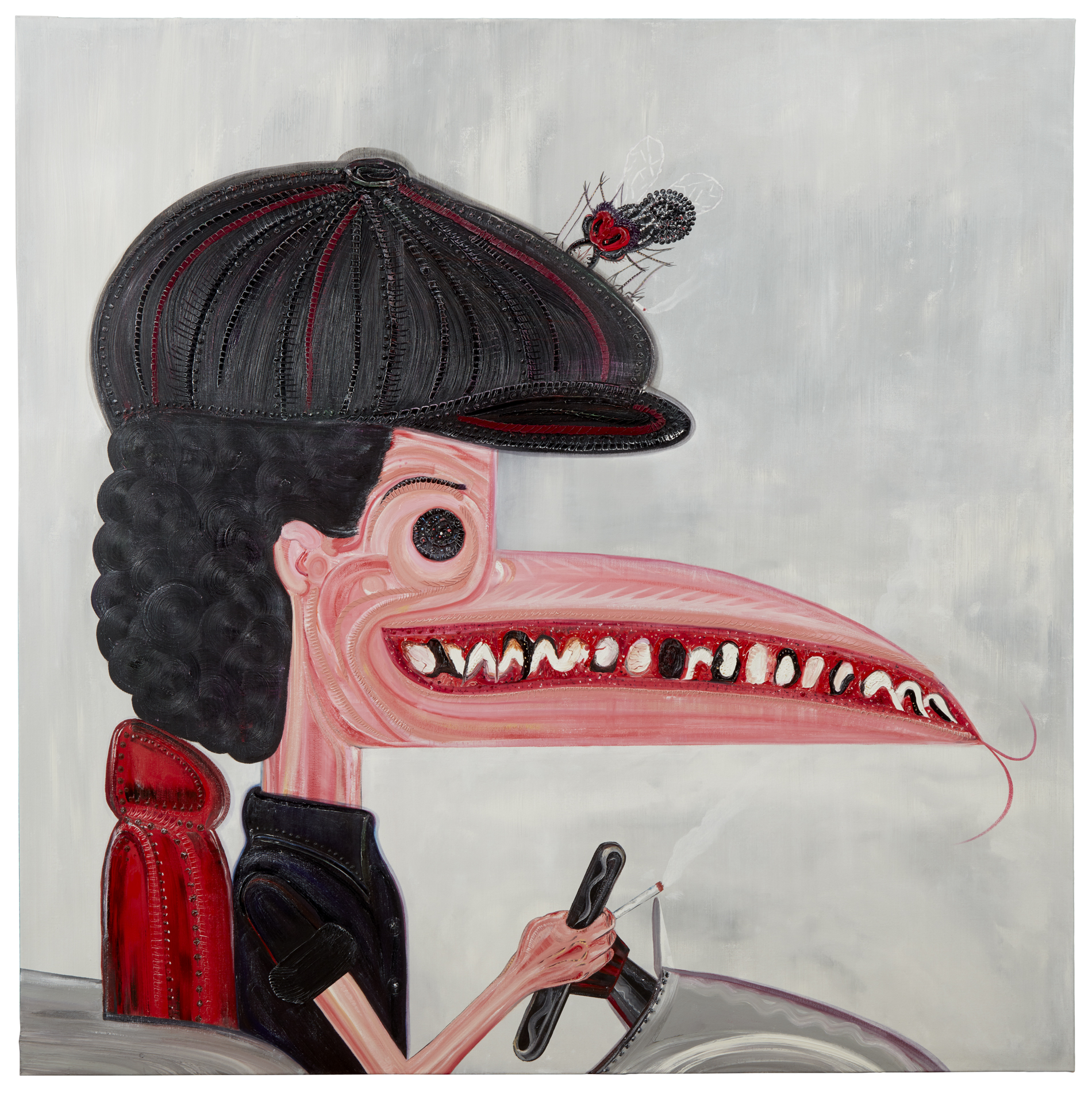 Philip Guston Cars. Brian Johnson Portrait, Abdul Vas. AC/DC Fly On The Wall, 2015. Hypebeast, Saul Bass.. Dazed and confused